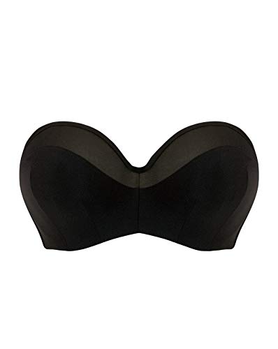 Curvy Kate Sheer Class Parte de Arriba de Bikini, Negro (Black Black), 80E (Talla del Fabricante: 30DD) para Mujer