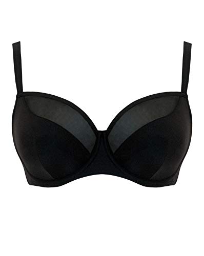 Curvy Kate Sheer Class Parte de Arriba de Bikini, Negro (Black Black), 80L (Talla del Fabricante: 30K) para Mujer