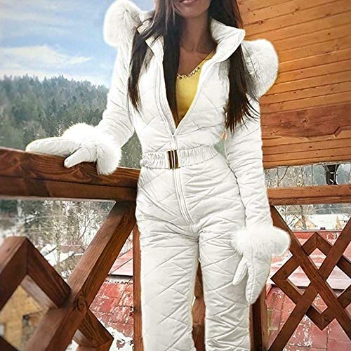 Cutogain Ropa de Mujer, Abrigos, Traje de Nieve cálido de Invierno para Mujer Pantalones Deportivos al Aire Libre Traje de esquí Mono Impermeable