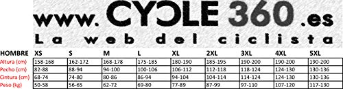 Cycle360 Traje (tritraje) sin Mangas de una Pieza competición - Tirantes FETRI - Triatlón Modelo RK´Heaven Rosa flúor - Talla L