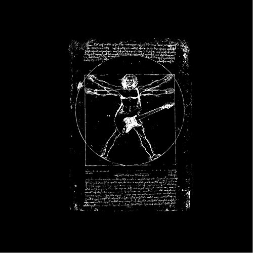 Da Vinci Guitarra - Camisetas de Grupos de Rock para Mujer - Negras S