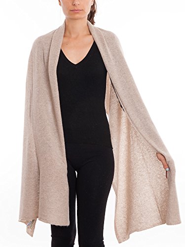DALLE PIANE CASHMERE - Estola 100% cachemira - Mujer - Taglia unica - beige