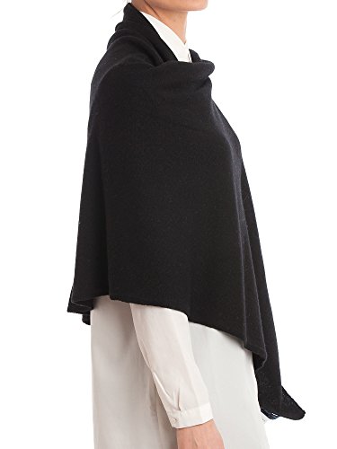 DALLE PIANE CASHMERE - Estola mezcla de cachemira - Mujer, Color: Negro, Talla única