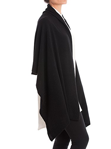 DALLE PIANE CASHMERE - Estola mezcla de cachemira - Mujer, Color: Negro, Talla única