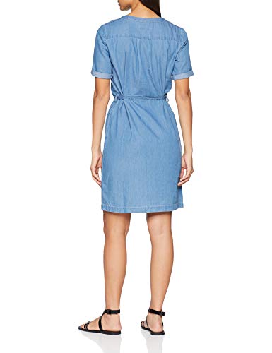 Damart Robe Léger Vestido, Azul (Denim Chambray 08185), 46 para Mujer