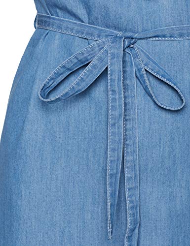 Damart Robe Léger Vestido, Azul (Denim Chambray 08185), 46 para Mujer