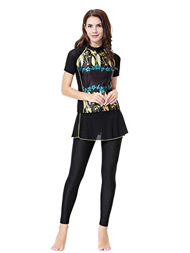 Damas Mujeres Musulmanas Abaya Dubai Musulmana Islámica Burkini Traje De Baño Traje De Baño Traje De Baño Traje De Baño Árabe Árabe India Ropa Verano XS (Color : Schwarz, Size : 2XL)