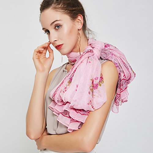 DANA XU 100% seda pura tamaño grande Pashmina mujeres bufanda abrigo estola chal