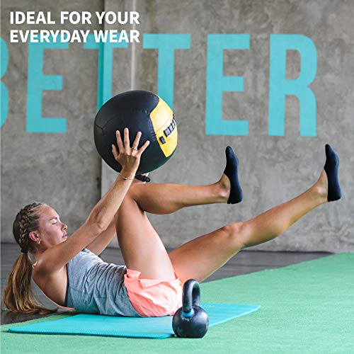 DANISH ENDURANCE Calcetines Cortos e Invisibles para Hombre y Mujer (Negro, EU 35-38)