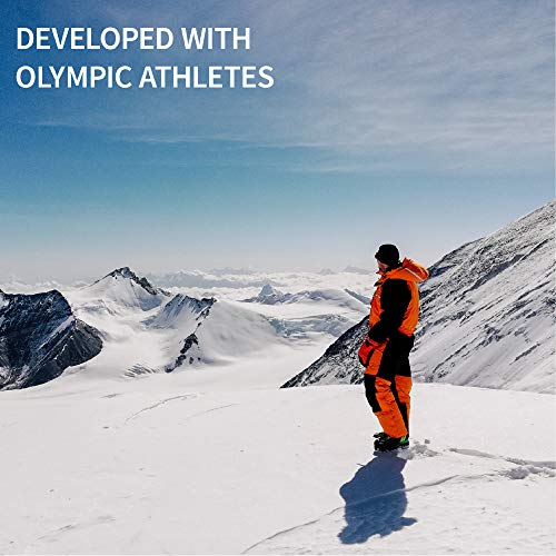 DANISH ENDURANCE Gorro Beanie de Lana Merina para Hombre y Mujer, Suave y Elástico, con Materiales Reciclados (Negro)