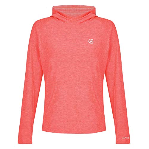 Dare 2b Sprint City Hoodie, Jersey para Mujer, Naranja (Fiery Coral), 40