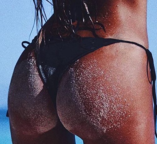 DATO Mujer Tanga Brasileños Bikini Bottom Tanga String Thong Slip Traje de Baño Ropa Interior Playa
