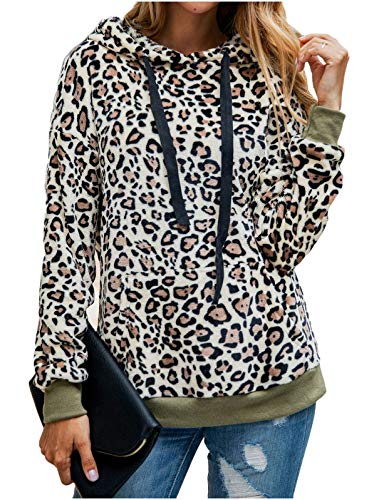 Dawwoti Escudo Largo Básico De La Chaqueta con Capucha De Las Mujeres Suelta El Suéter con Capucha para El Trabajo