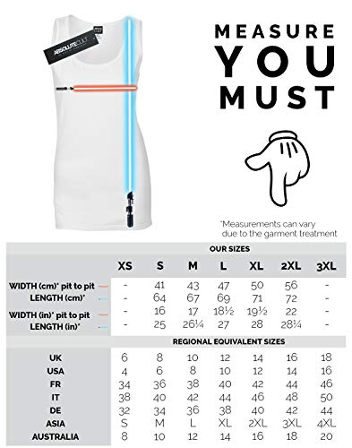 DC Comics Mujer Harley Quinn Mad Love Camiseta Sin Mangas Blanco XX-Large