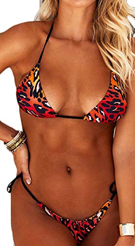 De Las Mujeres del Bikini De Dos Piezas Tankini Correa del Estampado Leopardo De Control De La Panza Traje De Baño Ropa De Playa para Practicar Surf