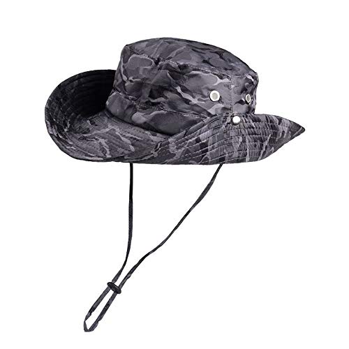 De los hombres de las mujeres del verano / sombreros for el sol, quitasol de ala ancha del sombrero del cubo impermeable y transpirable sombrero de sol de montaña plegable de la pesca anti-ultraviolet