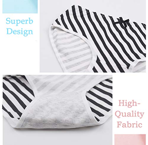 DEBAIJIA Mujer Braguitas 5 Pcs Dama Calzoncillos Femeninos Bragas Ropa Interior Elástico Algodón Transpirable Moda All Seasons Universal