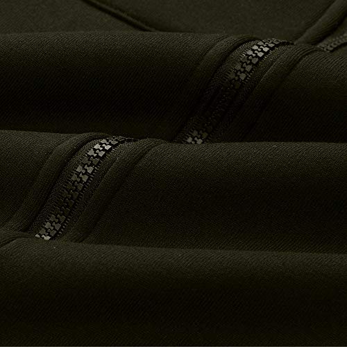 DEELIN Abrigo De Gran TamañO, 2018 Invierno De Las Mujeres CáLidas De Color SóLido Cremallera Abierta Sudadera con Capucha Chaqueta Larga Capa Tops Outwear En La Chaqueta De Invierno Abrigo Abrigos