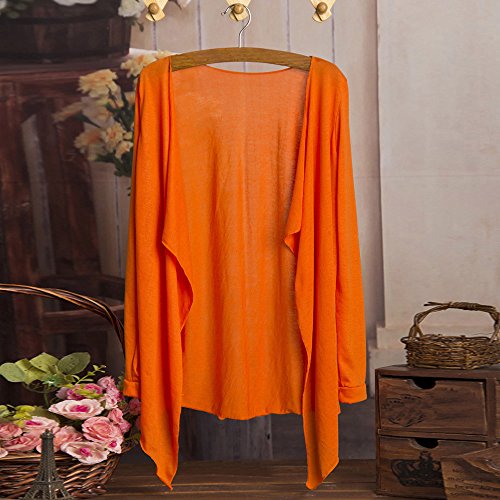 DEELIN Longsleeved Top Blanco Un tamaño para Mujeres Orange One Size