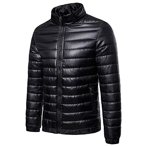 DEELIN Los Hombres De Abajo Chaqueta, Moda Informal Caliente De Manga Larga De Color SóLido Soporte De Cuello Grueso Chaqueta Acolchada De AlgodóN Chaqueta