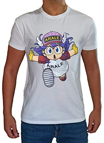 Desconocido T Shirt Arale Dr. Slump Hombre Niño Anime Camiseta Dibujos Animados de los Años 90, Hombre - M