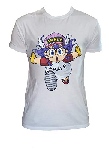 Desconocido T Shirt Arale Dr. Slump Hombre Niño Anime Camiseta Dibujos Animados de los Años 90, Hombre - M