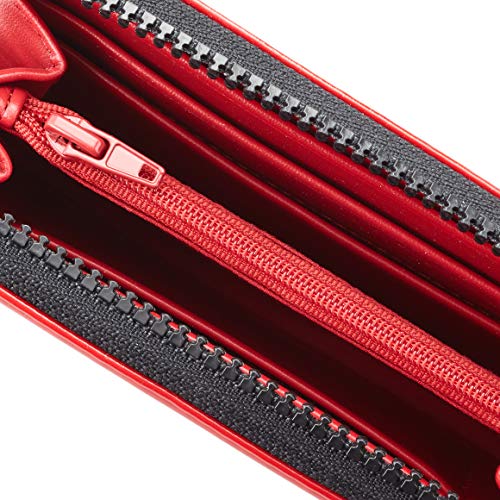 Desigual Accessories PU Medium Wallet, Tamaño Mediano. para Mujer, Rojo, U