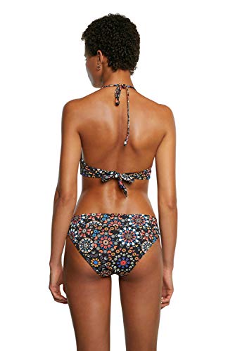 Desigual Biki_Bahamas B Bikini, Negro, M para Mujer