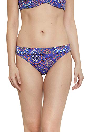 Desigual Biki_Bahamas B Parte Inferior de Bikini, Azul, XL para Mujer