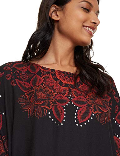 Desigual Blouse LUMBE Blusas, Negro (Negro 2000), M para Mujer