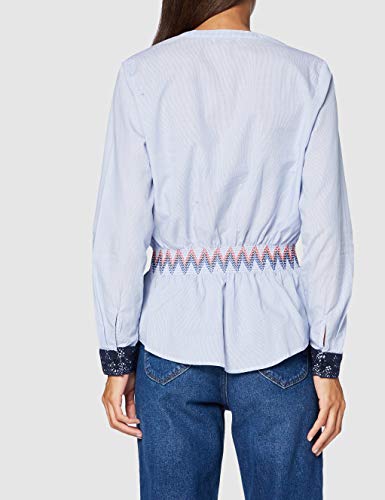 Desigual BLUS_Dante, Azul, L para Mujer