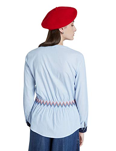 Desigual BLUS_Dante, Azul, L para Mujer
