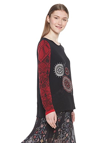 Desigual Blus_Glen, (Negro 2000), X-Small para Mujer