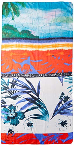 Desigual Foul_Hawaii Bufanda, Azul (Azul Palo 5002), Talla única (Talla del fabricante: U) para Mujer