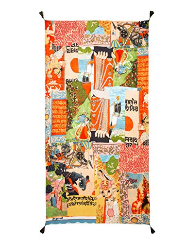 Desigual Foul_indiafan Bufanda de moda, Orange, U para Mujer