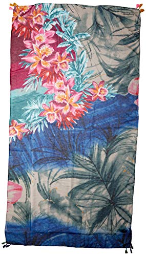 Desigual Foul_Midnight Bufanda, Azul (Navy 5000), Talla única (Talla del fabricante: U) para Mujer