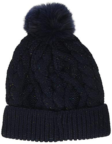 Desigual Hat Heart Sombrero, Azul (Navy 5000), L para Niñas