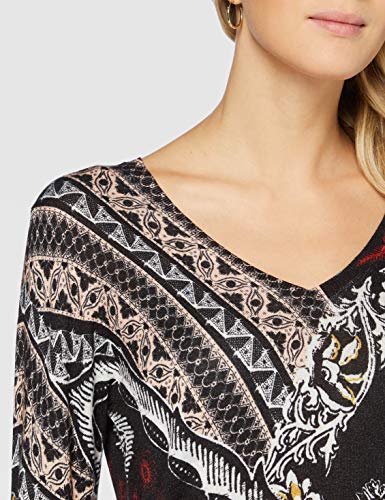Desigual Jers_Bergen suéter, Black, XL para Mujer