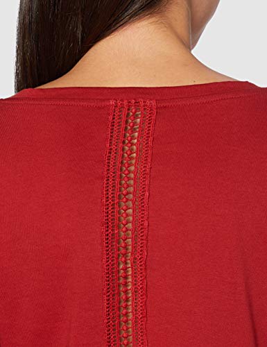 Desigual TS_Dublin Camiseta, Rojo, XS para Mujer