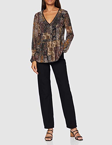 Desigual TS_Katrina Camiseta, marrón, S para Mujer