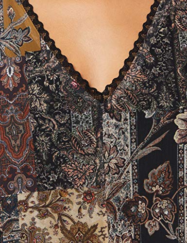 Desigual TS_Katrina Camiseta, marrón, S para Mujer