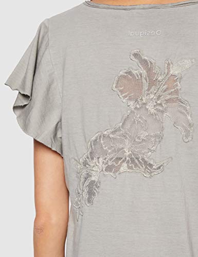 Desigual TS_Madrid Camiseta, Negro (ala De Mosca 2038), Small para Mujer