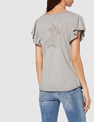 Desigual TS_Madrid Camiseta, Negro (ala De Mosca 2038), Small para Mujer