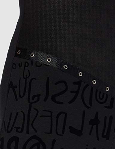 Desigual Vest_New HYORK Vestido Casual, Negro, XL para Mujer