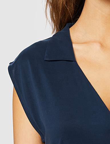 Desigual Vest_Seattle Vestido, Azul (Navy 5000), Small para Mujer