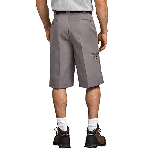 Dickies Multi 13"Mlti Pkt W/Srt, Pantalones Cortos de Trabajo Para Hombre, Plateado (Silver SV), 28 Waist x Regular