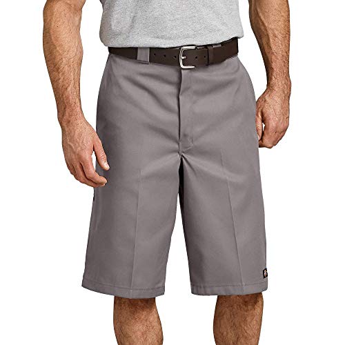 Dickies Multi 13"Mlti Pkt W/Srt, Pantalones Cortos de Trabajo Para Hombre, Plateado (Silver SV), 28 Waist x Regular