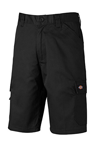 Dickies Pantalones cortos de trabajo con bolsillos cargo ideales para el verano. Negro 50