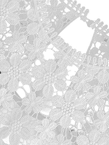 DIDK Mujer Blusa de sisas con Parte en croché