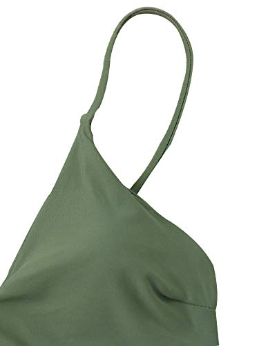 DIDK Mujer Conjunto De Bikini Estampado,+2 PCS Traje de Baño 2020 Verano Sexy
